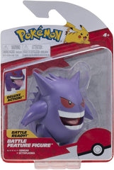 Pokémon PKW0359 - Csatajellegű figura - Gengar hivatalos mozgatható 11,5 cm-es akciófigurák Naty Shop