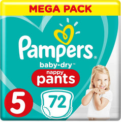 Pampers Baby-Dry pelenkák, 8-as méret, 43-as pelenkák, 19 kg-tól, Jumbo+ csomag