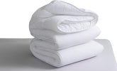 Plapumă din fibre de silicon, tratament cu aloe vera, 300 G, toamnă/iarnă, pentru pat de 90 cm (150 X 220 cm) Plapumi si pilote Naty Shop Alb Cama 90 (150X220 Cm)