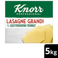 Lasagna Grandi Knorr 1/2 méretű Gastronorm - hullámos tésztalapok tésztához - nagy kiszerelés, 5000 g