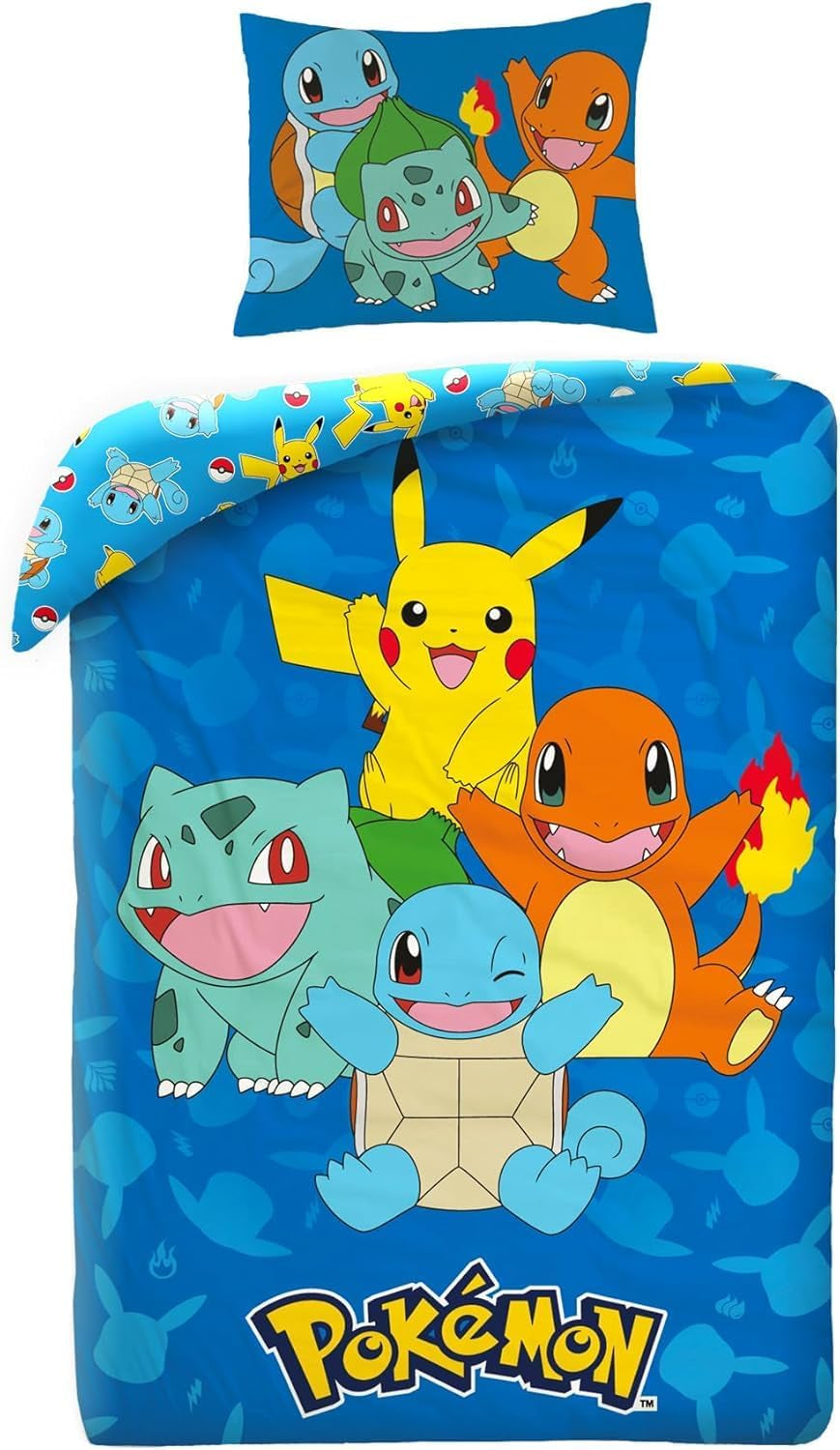 Set de lenjerie de pat pentru copii, Pokemon, microfibre Lenjerie de pat - copii Naty Shop Default Title