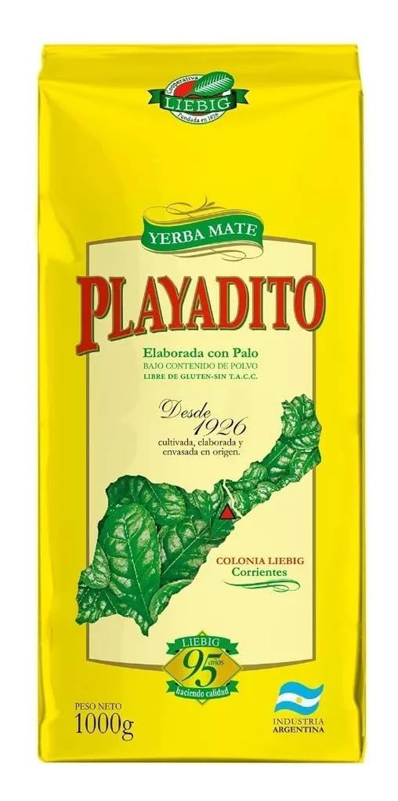 Ceai Yerba Mate Tradicional 1 kg, original din Argentina, cu tulpini, gust delicat
