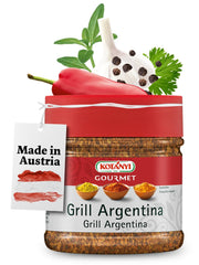 Kotanyi Gourmet Grill-Argentina Gewürzzubereitung, Paprika, Pfeffer, Koriander und Mehr, Fruchtig-fűszeres, 400ccm, 285 g