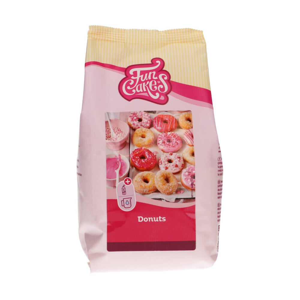 Funcakes Mix Für Donuts, Backen Sie Ganz Einfach Ihre Eigenen Donuts Zu Hause in Der Friteuse Oder Im Ofen, Halal. 500 G. Naty Shop alapértelmezett cím