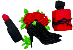 SweetArt Elegáns szett – 3 ehető fondant figura 7–9 cm tortákhoz