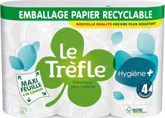 Le Trefoil Hygiene + hârtie igienică, 6 role, 4 tări (pachet cu 2)