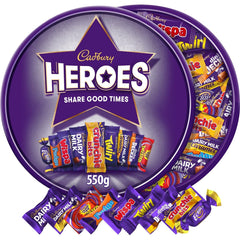 Cutie de ciocolată Heroes 550g