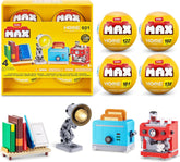 Max Build More Premium Home 4er-Pack von ZURU – Unboxing-Spielzeug & Klemmbausteine Sammlerminis mit bis zu 601 Teilen, Interaktive Designs zum Bauen & Aufstellen, Ab 8 Jahren