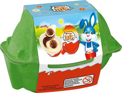 Kinder Joy 2 db-os csomag - Az egyik fele finom tejes-kakaós krémmel és ropogós golyókkal, a másik fele pedig egy remek meglepetéssel - Húsvéti csokoládé, húsvéti édességek - Húsvéti ajándék - 40g