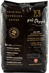 Café Crème Kaffeebohnen, würzig, kräftig, intensiv und gehaltvoll, Arabica und Robusta, Schweizer Trommelröstung, ganze Bohnen für Vollautomaten Schümli Royal 1 kg