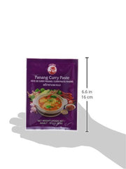 Cock Currypaste Panang, közepes Schärfe, autentikus thailändisch Kochen, természetes összetevők, vegán, halal és gluténmentes (1 x 50 g)