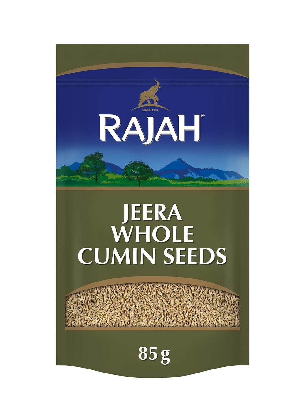 Rajah Kreuzkümmelsamen – Ganze Kreuzkümmelsamen zum Würzen und Kochen – 1 x 85 g