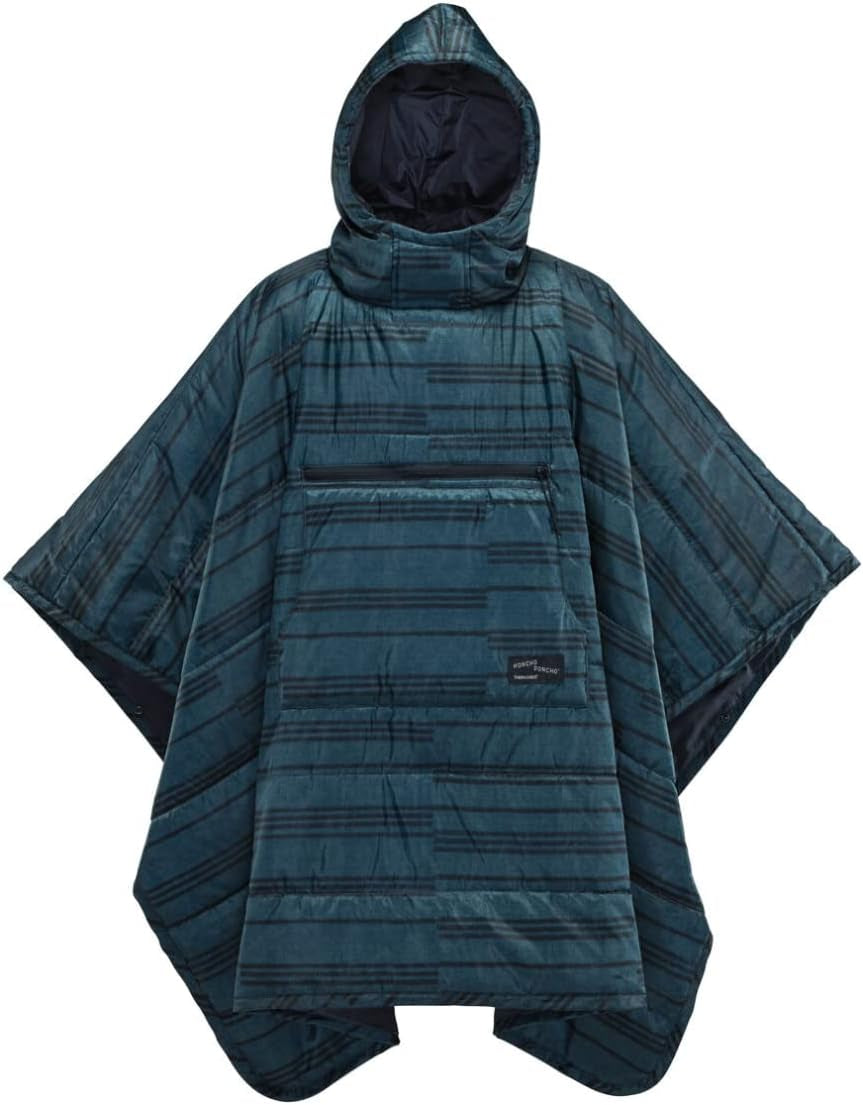 Therm-A-Rest Uniszex Honcho Poncho hordható kapucnis takaró Hordható kapucnis takaró Ágyak és takarók Therm-a-Rest Blue Standard méret