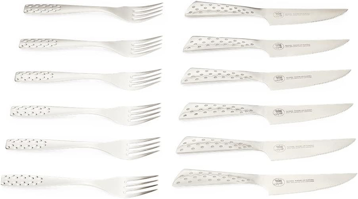 Weber Deluxe Steak Set, 6 piese, oțel inoxidabil design Monobloc, ascuțit extra, mâner ergonomic Bucatarie Naty Shop