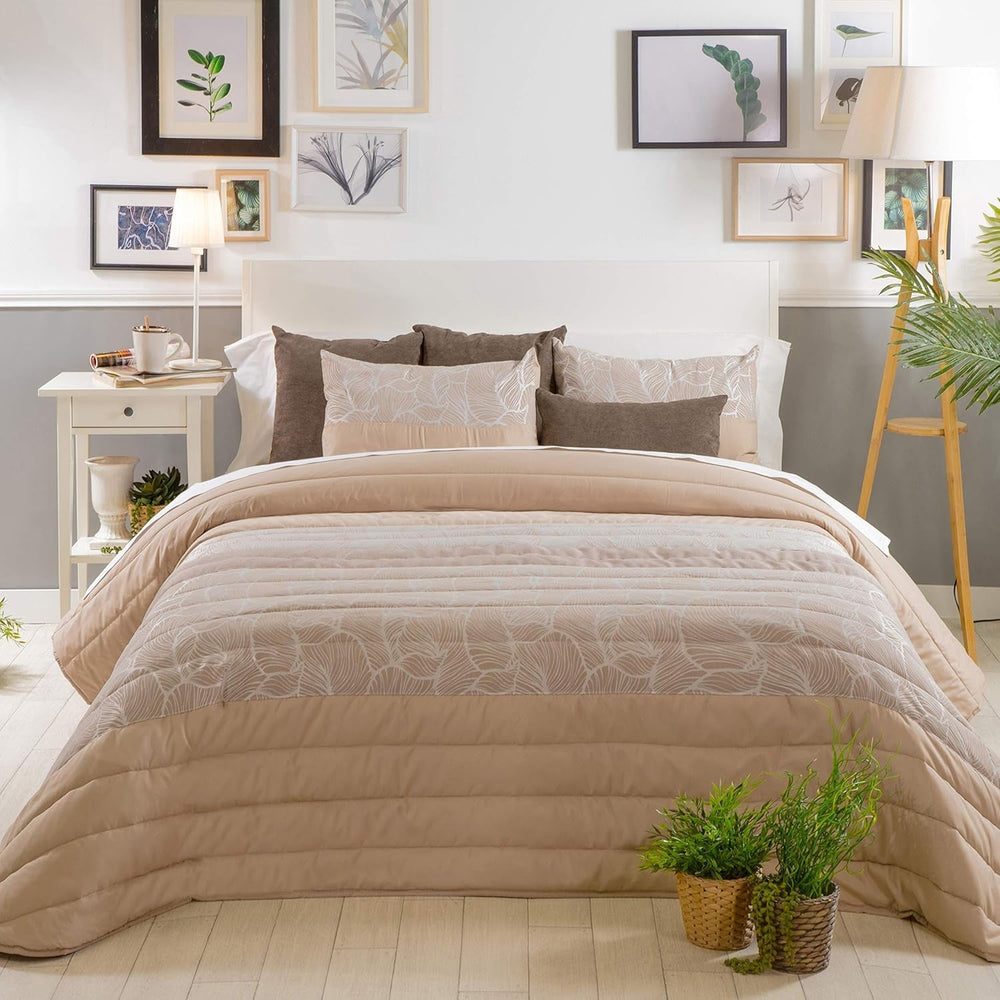 Sancarlos Spring 1 takaró, krém színű, 105 cm széles ágyakhoz Paplanok és paplanok Naty Shop Krém színű Ágy 105 cm széles