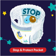 Pampers - csúszásmentes baba hálóingek - 6-os méret - kis csomag - 30 darab - 15+ kg