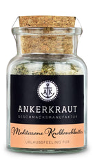 Ankerkraut mediterrán Knoblauchbutter Gewürz, 85 g parafa üvegben, Zuckerfrei, Würzige Ingredient für Butter, Ajándékötlet, Grill-Abend barátokkal és családdal, Premium Qualität Ohne Gesmackverstärker