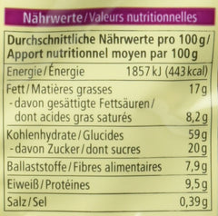Ropogós zabtorta bio csokoládéval, 375g