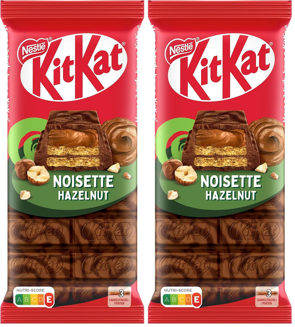 Nestlé mogyorós szelet ropogós ostya krémes mogyorós töltelékkel és márványos csokoládé borítóval 2 csomag (1 x 99 g)