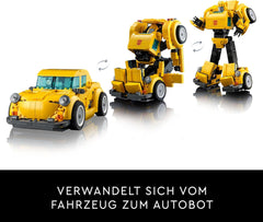 LEGO Icons Transformers darázs, Felnőtt gyűjthető Robot Akciófigura, Filmépítő készlet sci-fi rajongóknak, Autóvá alakítható, Kalandjáték 10338 Építőkészletek Besuche den LEGO-Store