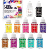 Set 12 coloranti alimentari lichizi, 10 ml Naty Shop Default Title