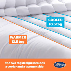 Silentnight Mine - Plapumă 13.5 Tog, pentru pat king size, 200 X 200 Cm, culoare alb Plapumi si pilote Naty Shop