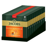 Jacobs Kaffeekapseln Guten Morgen XL Intense, Intensität 8/12, 10 x 20 Getränke, Nespresso* kompatible Kaffee Kapseln, 200 Kapseln