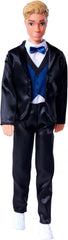 Simba 105733629 - Steffi Love Kevin Charming, păpușă purtând un costum elegant cu papion și vestă, 30 cm, vârste 3+