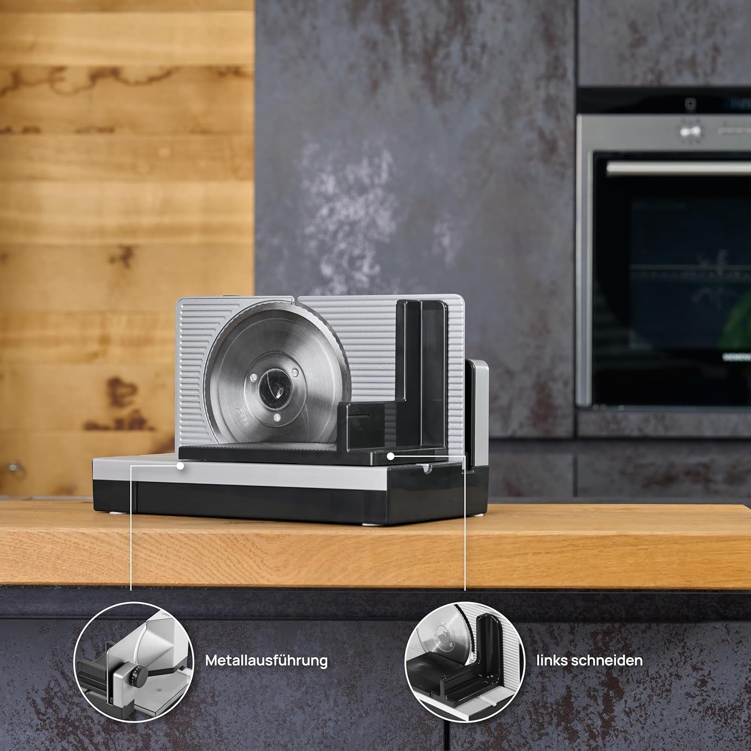 Ritter E 18 Mașină electrică multifuncțională de feliat pentru stângaci, fabricată în Germania Rasnite si Feliatoare Naty Shop