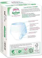 Felnőtt hipoallergén és környezetbarát nedvszívó fehérnemű, M-es méret, 8 db