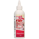FunCakes Choco Drip Red: Aromă delicioasă, Ușor de folosit, Perfect pentru prăjituri cu picurare, Aromă de ciocolată cu picurare. Pachet resigilabil 180 g. Pasta de zahar Naty Shop Default Title