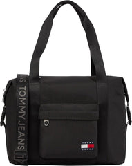 Geantă geantă de voiaj pentru bărbați Tommy Jeans Daily Weekender, negru (Black), mărime unică Bagaje și echipament de călătorie Naty Shop Titlu implicit
