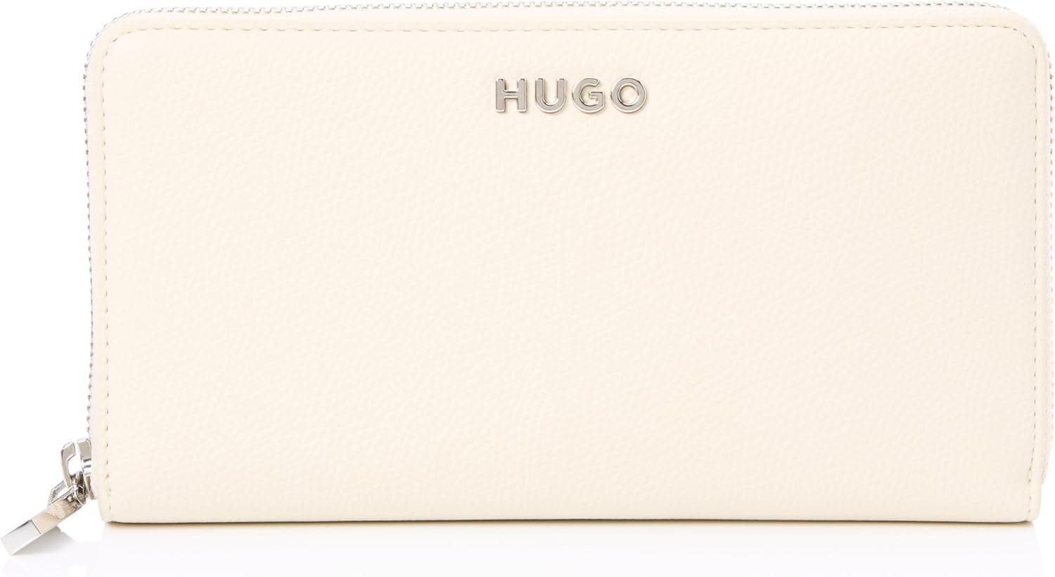 HUGO Ladies Chris Ziparound R. Zip_Around_Wallet Portofel Femei Naty Shop Alb deschis Onesi