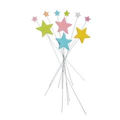 10 db-os ehető díszkészlet, csillagok