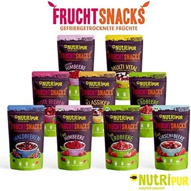 Pudră de fructe roșii: 100g zmeură, coacăze roșii și căpșuni uscate prin congelare - fructe uscate fără zahăr adăugat, fără cerneală - bol de smoothie, pudră de smoothie - topping de la NutriPur Produse deshidratate Naty Shop