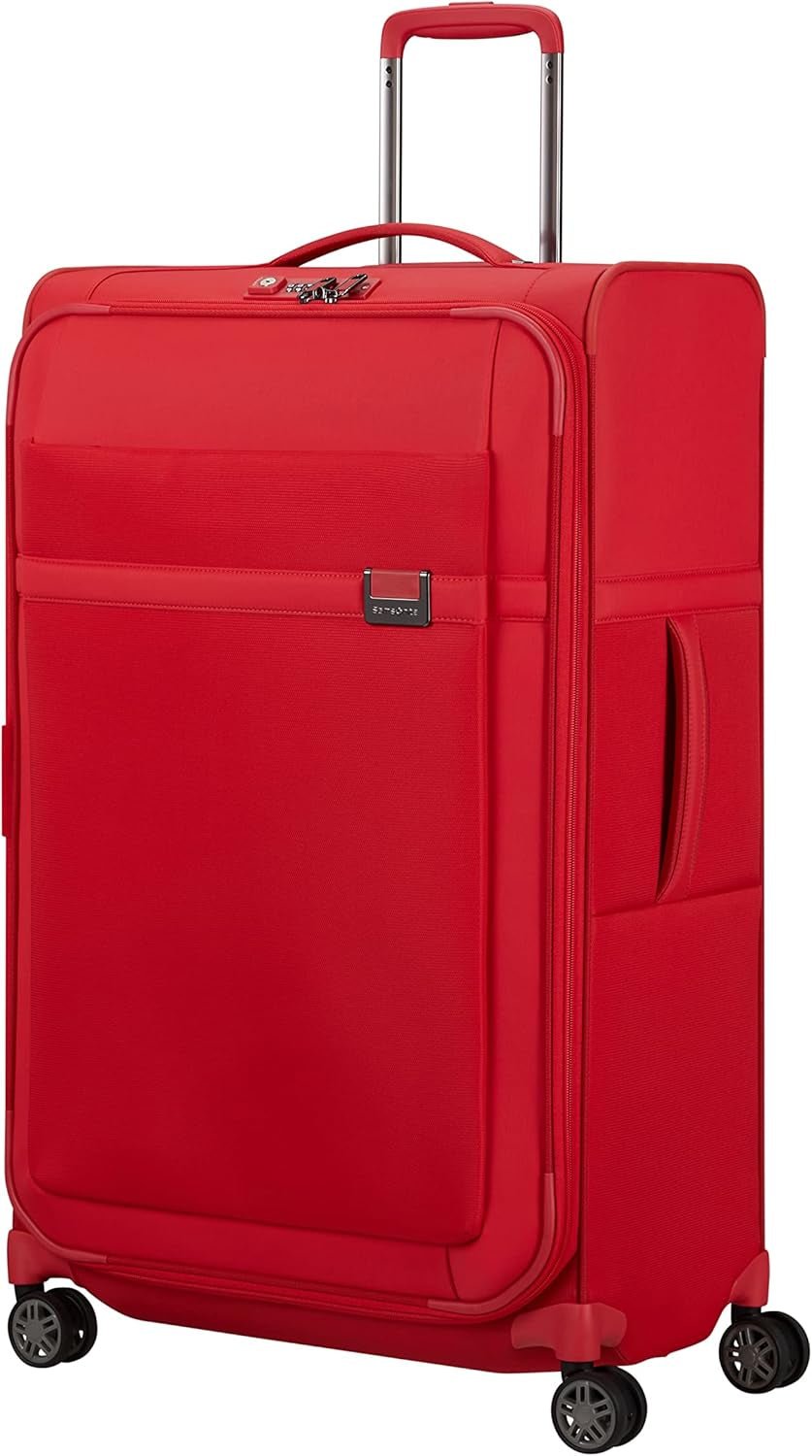 Samsonite Airea - Spinner L Expandable, Valiză, 78 cm, 111.5/120 L, Negru (Negru) - Naty Shop