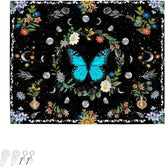 Tapiserie tapiterie fluturi verzi tesatura periata Casa - Accesorii si Decoratiuni Naty Shop Fluture verde