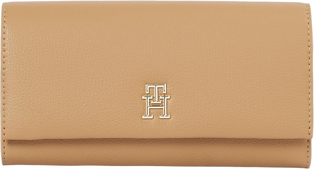 Tommy Hilfiger Aw0aw17267 Femeie Portofel Femei Naty Shop Kaki (pânză Safari) Os