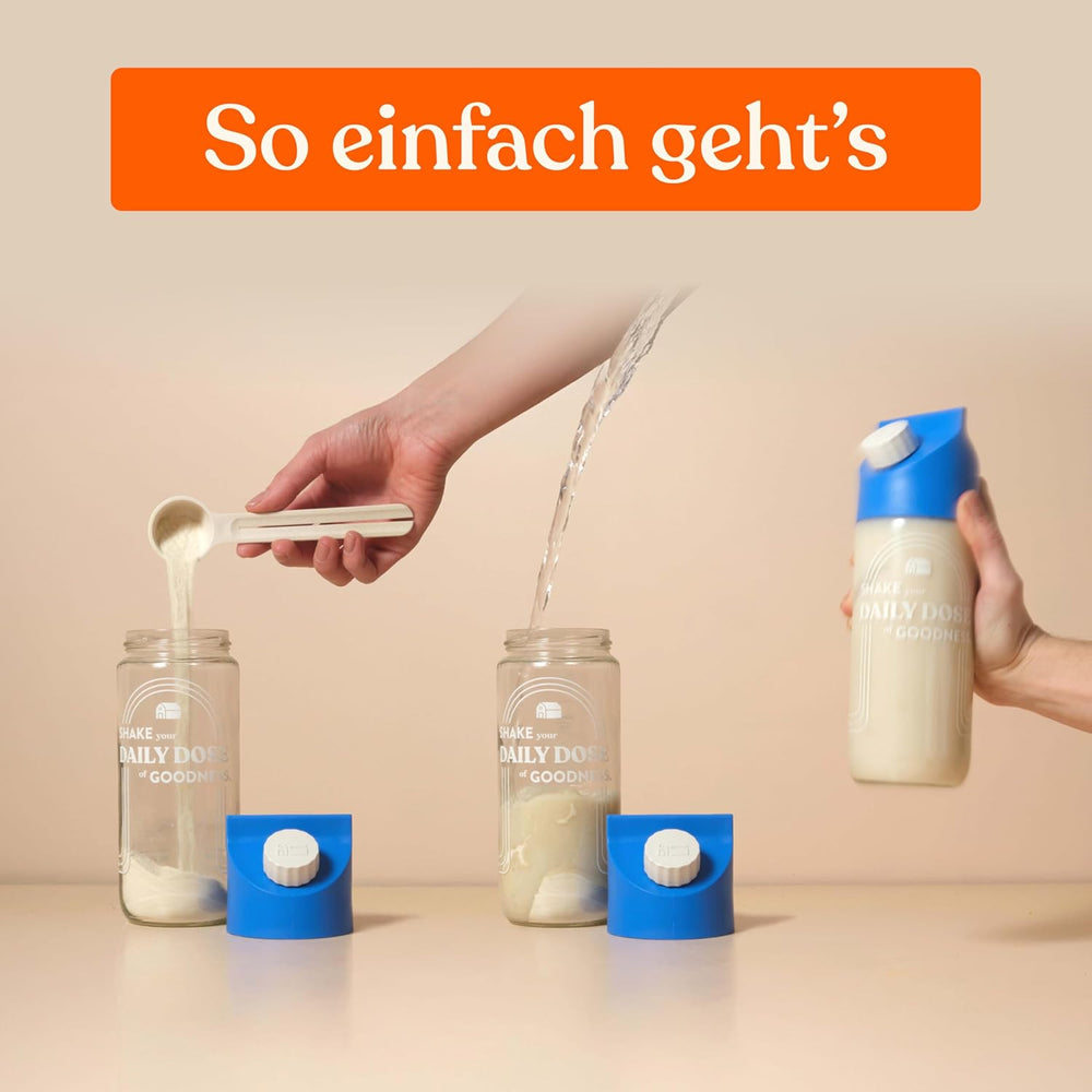 Blue Farm Barista Oat Base für bis zu zu zu zum selbermischen – Bio Haferdrink Barista Edition – Milchalternative ohne Zusatzstoffe und Zuckerzusatz – Vegán és Glutenfrei – 90% Weniger Verpackungmüll