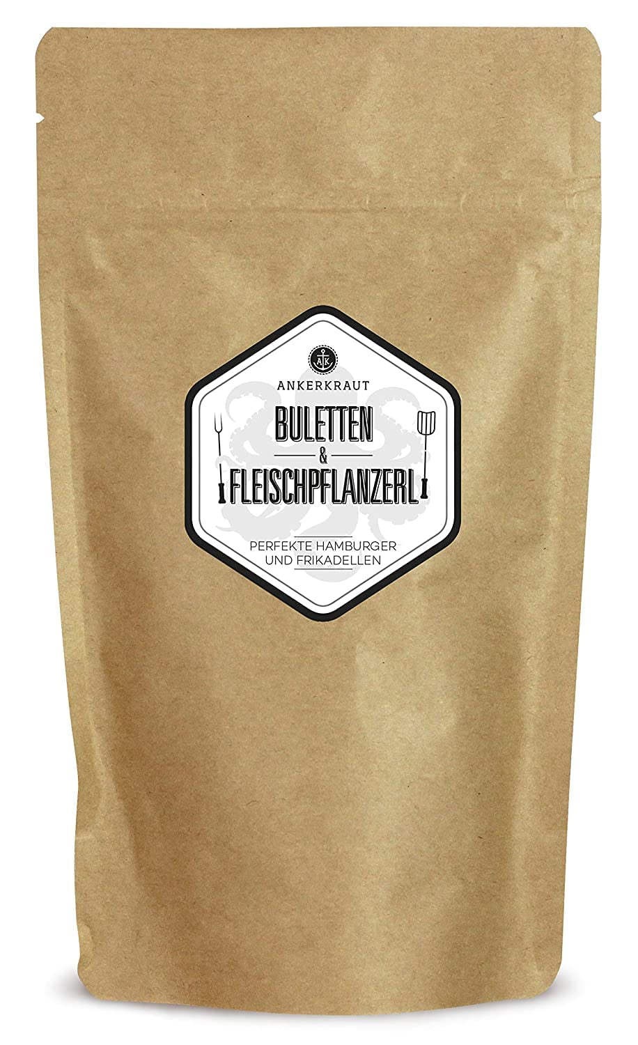 Ankerkraut Bulettes & Fleischpflanzerl, Gewürzmischung für Buletten und Frikadellen, 250g ízesített zacskóban