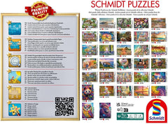 Schmidt Spiele 58344 A kirakós asztalnál, 1000 darabos puzzle Puzzle Naty Shop