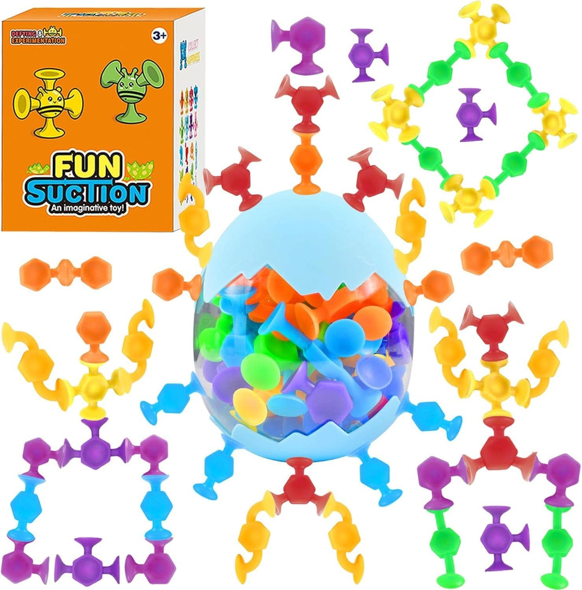 48 darabos 3 éves Montessori fürdőjáték szilikon építőkockák anya és baba bababolt