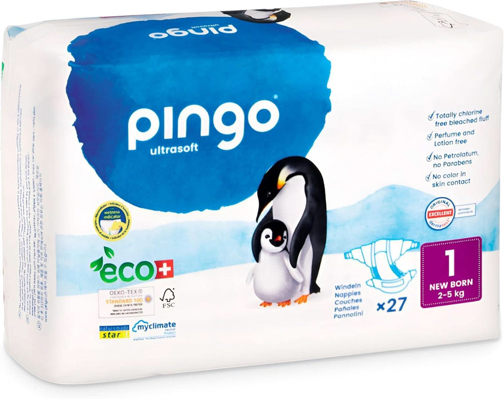 Pingo Ultrasoft, scutece ecologice, marimea 1 si 2 Mama si Copilul Naty Shop