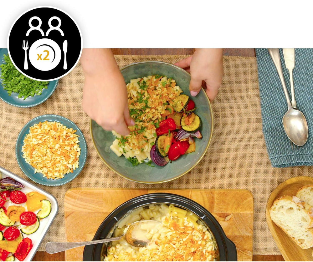 Lassú tűzhely digitális Crockpot, melegen tartás funkció, 2,4 liter (1-2 fő) Slow Cooker Naty Shop