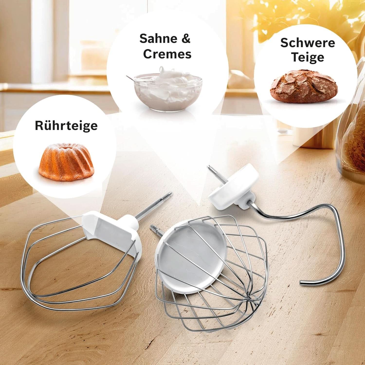 Bosch Küchenmaschine Serie 4 Mum58720, Edelstahl-Schüssel 3,9 l, turmixgép 1,25 l, Planetenrührwerk, Knethaken, Schlag, Rührbesen, Durchlaufschnitzler, 3 Scheiben, 1000 W, Dunkelstahl-Schüssel és Chilber