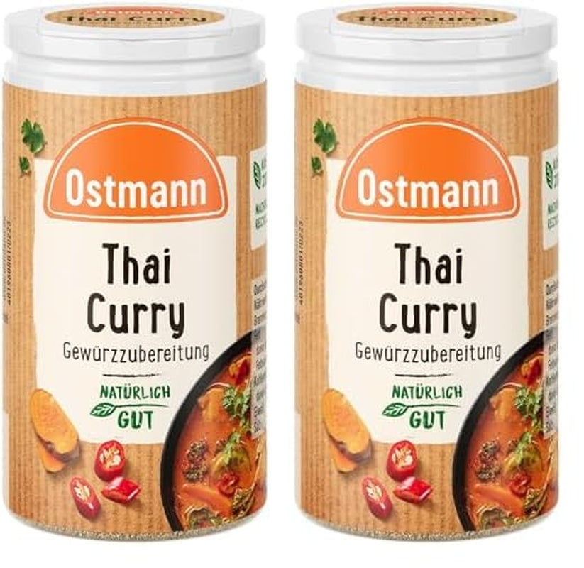 Ostmann Gewürze - Thai Curry Gewürzzubereitung | Nachfüllbare & újrahasznosítható Verpackung | 40 g Der Streudose-ban