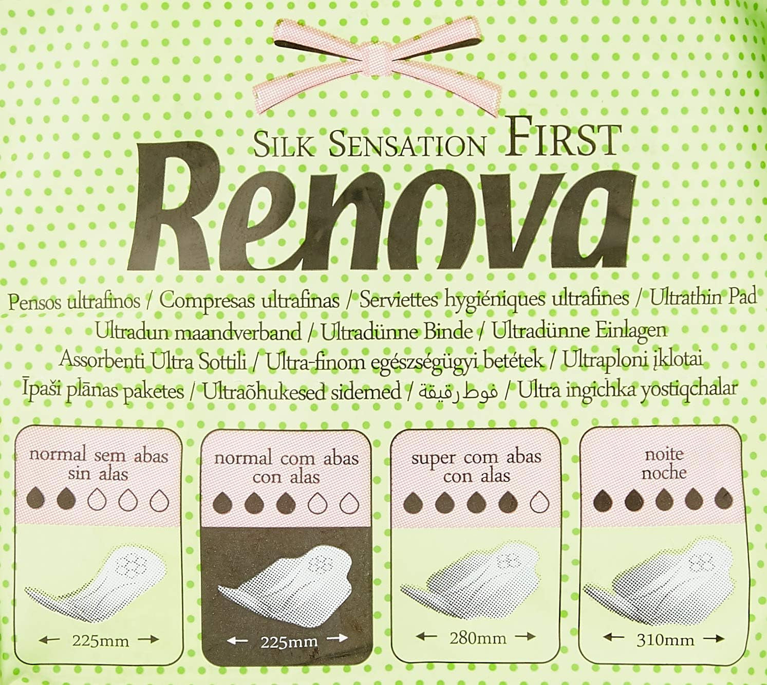 Renova Primele Comprese Normale Cu Aripi | 14 Comprese | Ultra Subțiri Și Super Absorbante