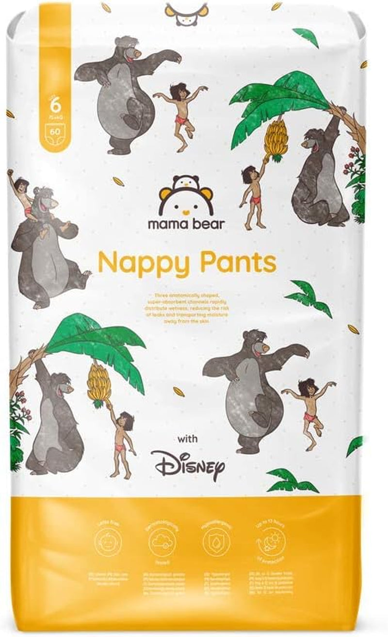 Amazon márka: Mama Bear Disney Size 6 (15+ kg) - havi csomag, fehér, 120 darab (2 60 db-os csomag)