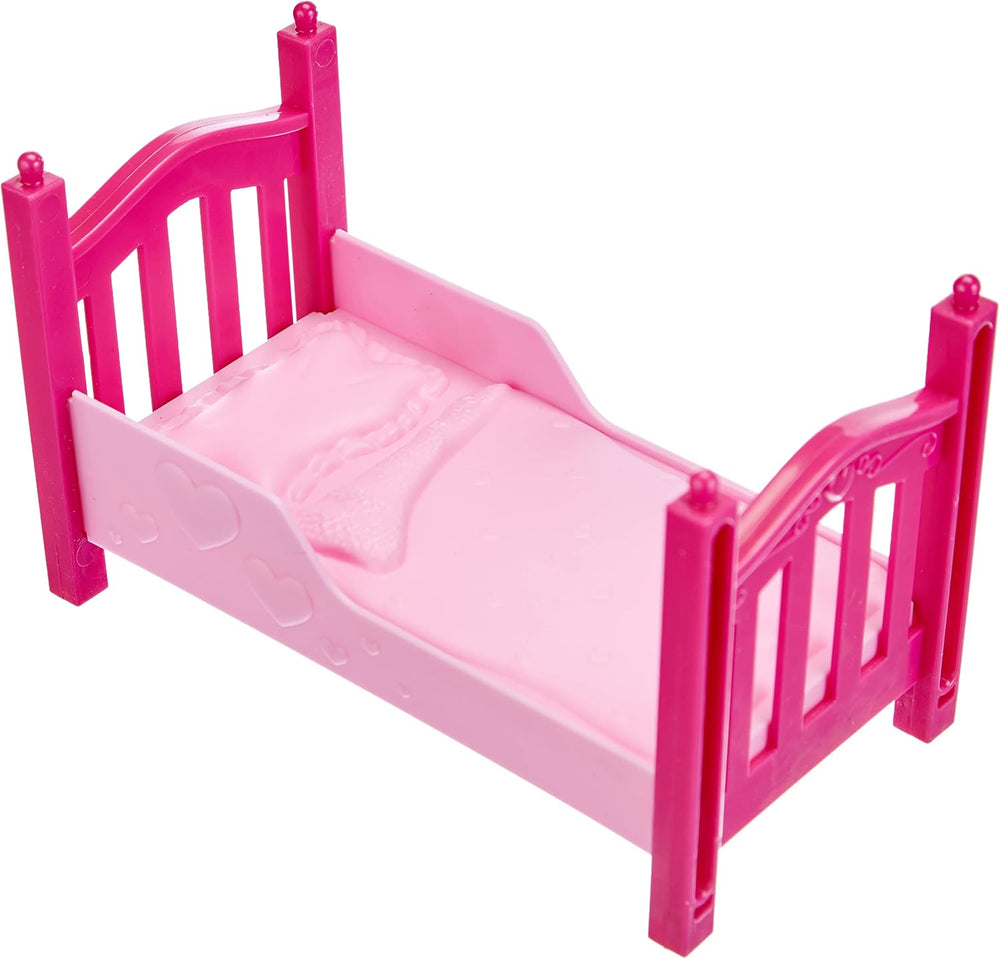 Simba 105733407 - Evi Love Get Well, Puppe mit Windpocken, mit Farbwechsel, beleértve Schwamm zum gesund Machen, mit Bett, Ankleidepuppe, 12 cm, für Kinder ab 3 Jahren