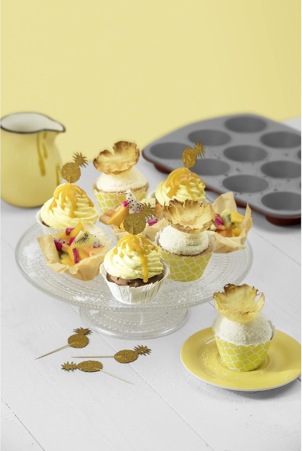 Eredeti Kaiser Classic plus Muffinform Für 12 Muffin, Muffinform Blech 38X27 Cm, Antihaftbeschichte, Standardgröße, Cupcake Formen, Muffin Backform, Rot Formák és tepsi Naty Shop